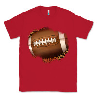 Red leopard american football patch Classic Tee - Jasminsmagicworld