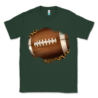 Sports Green leopard american football patch Classic Tee - Jasminsmagicworld
