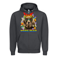 Smoke Mama Bear Pride LGBTQ+ Zipper Hoodie - BundleAndBundleShop