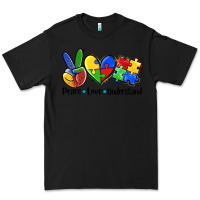 Black peace love  cure Premium Tee - AdoDesignShop