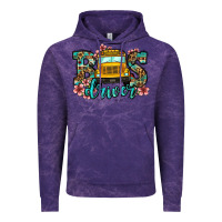 Cloud Purple school bus driver Vintage Hoodie - Jasminsmagicworld