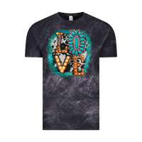 Cloud Black love western Vintage Tee - AdoDesignShop