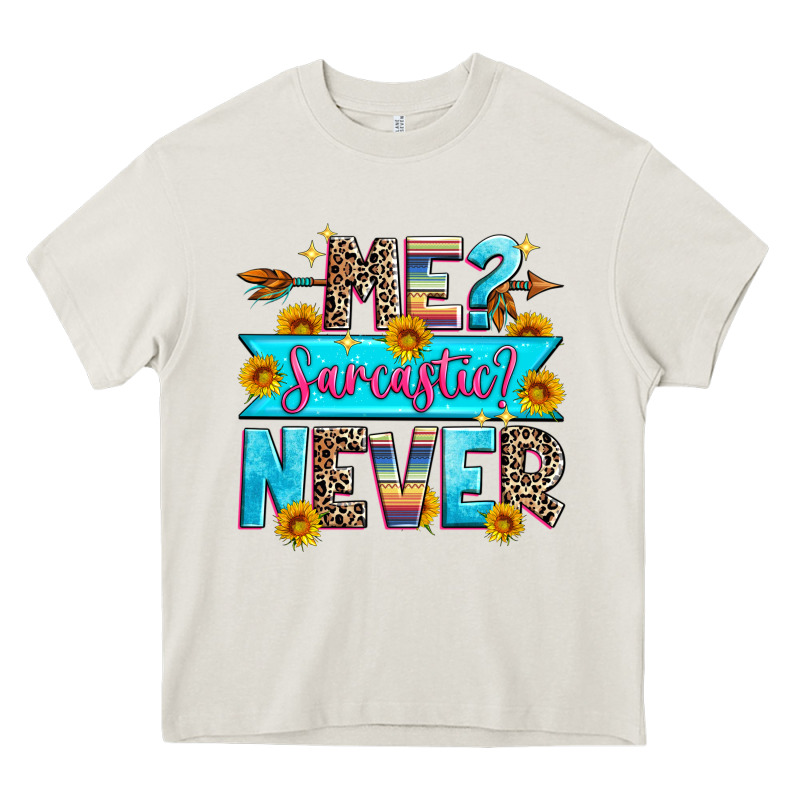 Me Sarcastic Never Heavy Core Tee by Zillion Design Studio | Teevron