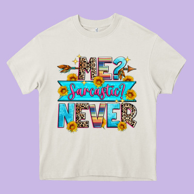 Me Sarcastic Never Heavy Core Tee Designed By Zillion Design Studio