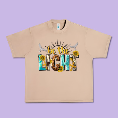 Be The Light Urban Heavy Tee Designed By Nancycooperartshop