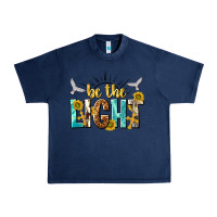 Navy be the light Urban Heavy Tee - NancyCooperArtShop