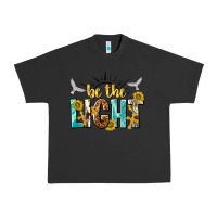 Pigment Black be the light Urban Heavy Tee - NancyCooperArtShop