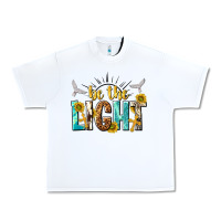 White be the light Urban Heavy Tee - NancyCooperArtShop
