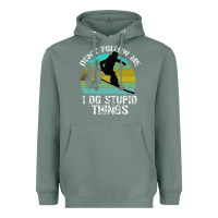 Sage Don t Follow Me I Do Stupid Things Heavyweight Hoodie - Bettercallsaul