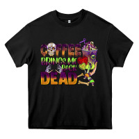 Black coffee brings me back dead Heavy Core Tee - BarkalooDesign