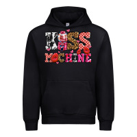 Black kiss machine with lips olivia Urban Hoodie - OliviaCreatesArt