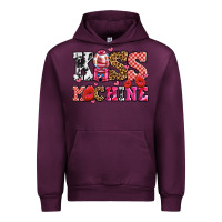Mauve Wine kiss machine with lips olivia Urban Hoodie - OliviaCreatesArt