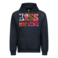 Navy kiss machine with lips olivia Urban Hoodie - OliviaCreatesArt