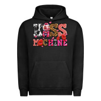 Pigment Black kiss machine with lips olivia Urban Hoodie - OliviaCreatesArt