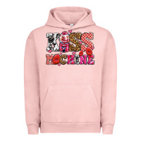 Pigment Salmon kiss machine with lips olivia Urban Hoodie - OliviaCreatesArt