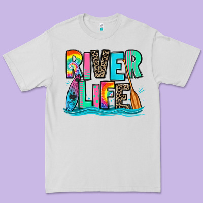 River Life Kayaking Premium Tee Designed By Zillion Design Studio