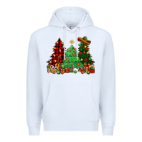 White Mexican Christmas trees Premium Hoodie - NancyCooperArtShop