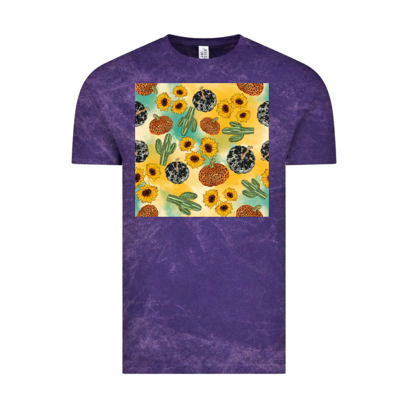 Leopard Pumpkin Cactus Sunflower Seamless Vintage Tee by AdoDesignShop | Teevron