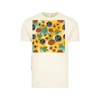 Vintage Arctic leopard pumpkin cactus sunflower seamless Vintage Tee - AdoDesignShop