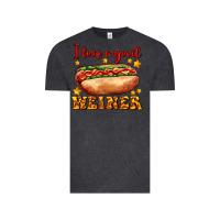 Vintage Black i love a good weiner Vintage Tee - AdoDesignShop