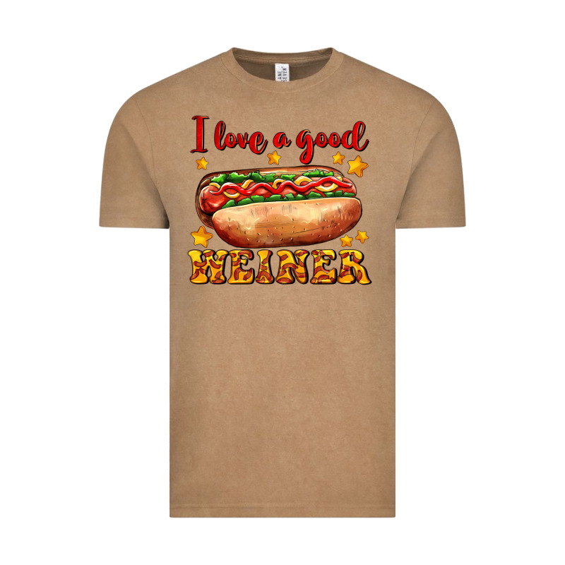 I Love A Good Weiner Vintage Tee by AdoDesignShop | Teevron