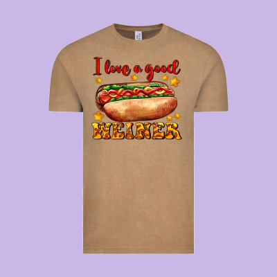 I Love A Good Weiner Vintage Tee Designed By Adodesignshop