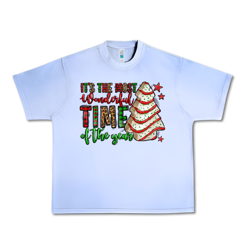 It's The Most Wonderful Time Of The Year Christmas Tree Cake Urban Heavy Tee by Jasminsmagicworld | Teevron