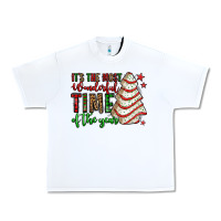 White it's the most wonderful time of the year christmas tree cake Urban Heavy Tee - Jasminsmagicworld