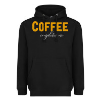 Black Coffee Completes Me Heavyweight Hoodie - Bettercallsaul