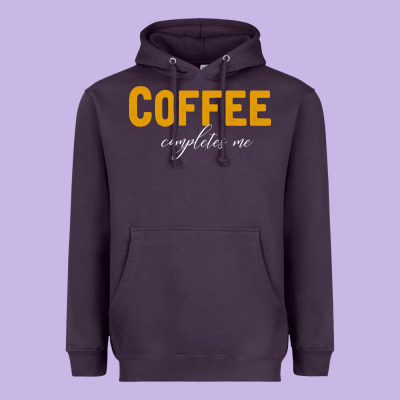 Coffee Completes Me Heavyweight Hoodie Designed By Bettercallsaul