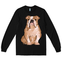Black bulldog Long Sleeve Tee - MaliasSmallBusiness