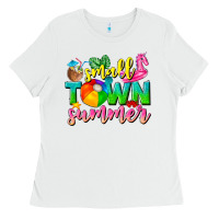 White small town summer tbw Ladies Tee - texasbilliewilder