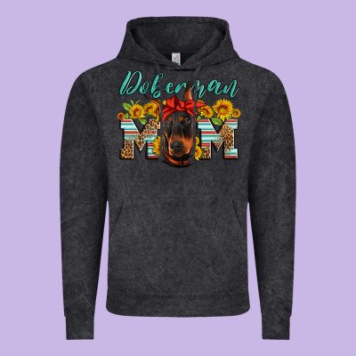 Doberman Mom Vintage Hoodie Designed By Artiststas