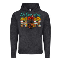 Vintage Black doberman mom Vintage Hoodie - Artiststas