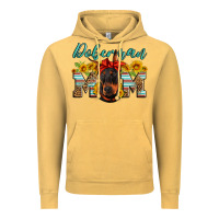 Vintage Mustard doberman mom Vintage Hoodie - Artiststas