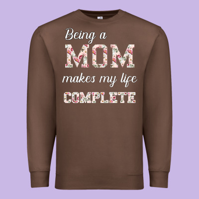 Being A Mom Makes My Life Complete For Dark Premium Sweatshirt Designed By Bettercallsaul
