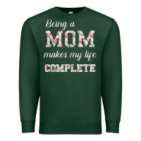 Sports Green Being A Mom Makes My Life Complete For dark Premium Sweatshirt - Bettercallsaul