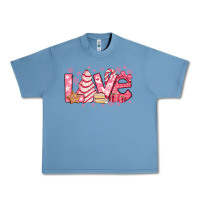 Pebble Blue love pink christmas tree cake Urban Heavy Tee - Jasminsmagicworld