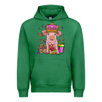 Emerald mardi gras pig Urban Hoodie - OliviaCreatesArt