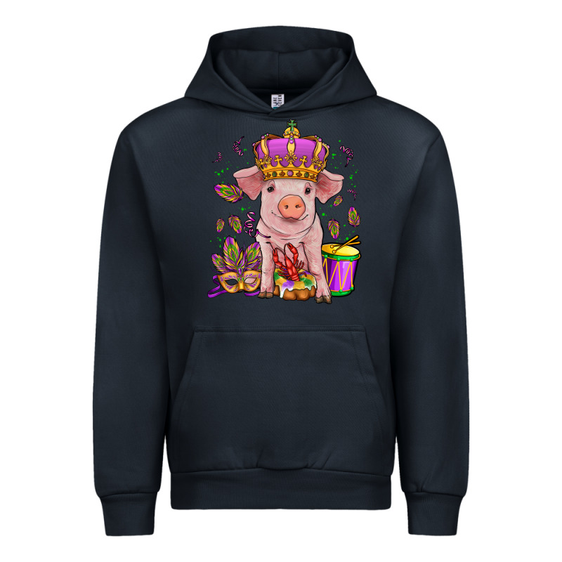 Mardi Gras Pig Urban Hoodie by OliviaCreatesArt | Teevron