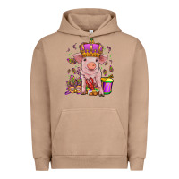 Pigment Burro mardi gras pig Urban Hoodie - OliviaCreatesArt