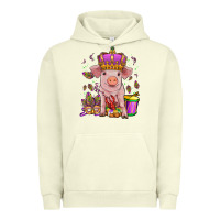 Pigment Pistachio mardi gras pig Urban Hoodie - OliviaCreatesArt