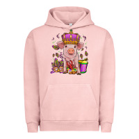 Pigment Salmon mardi gras pig Urban Hoodie - OliviaCreatesArt