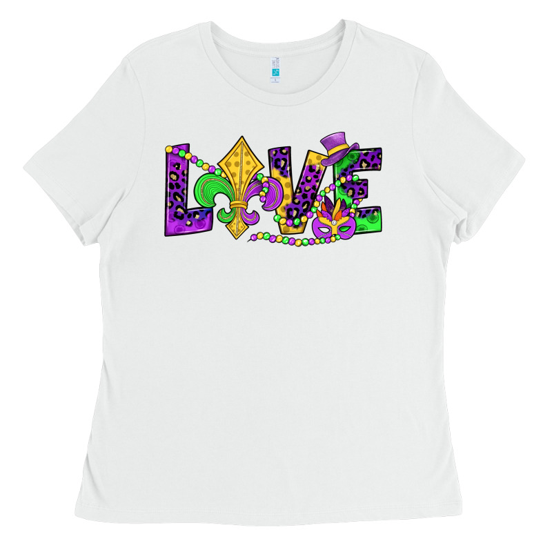 Mardi Gras Love Ladies Tee by JahusDesignShop | Teevron