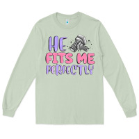 Matcha he fits me perfectly Long Sleeve Tee - MaliasSmallBusiness