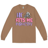 Toasted Coconut he fits me perfectly Long Sleeve Tee - MaliasSmallBusiness