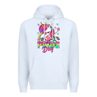 White Pride Day LGBTQ+ Premium Hoodie - NancyCooperArtShop