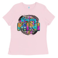 Bubblegum Pink racing mini Ladies Tee - Zillion Design Studio