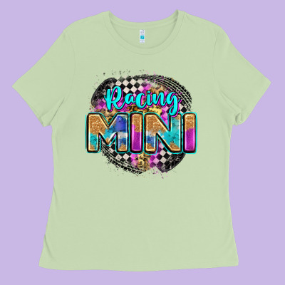 Racing Mini Ladies Tee Designed By Zillion Design Studio