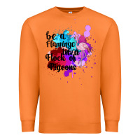 Carrot Be a Flamingo in a Flock of Pigeons Premium Sweatshirt - Bettercallsaul